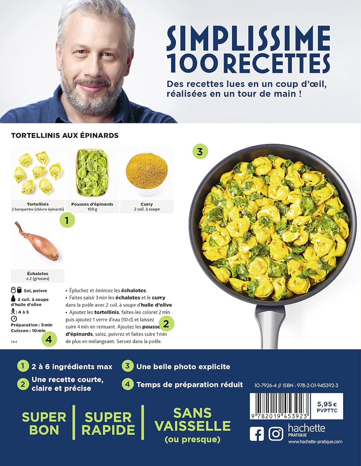 Simplissime 100 recettes spécial étudiants fauchés et mal équipés
