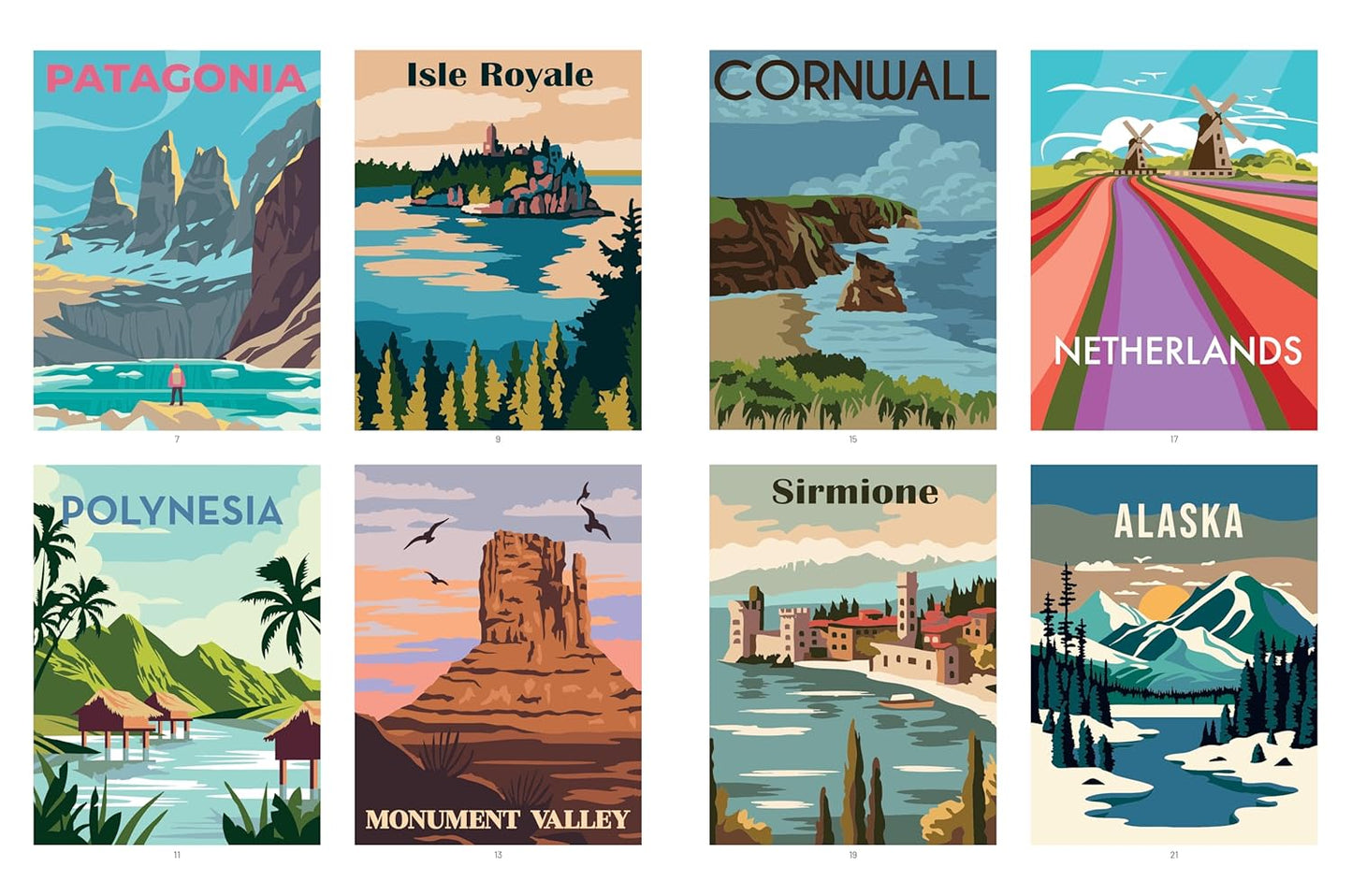 Fabuleux paysages - 40 coloriages mystère