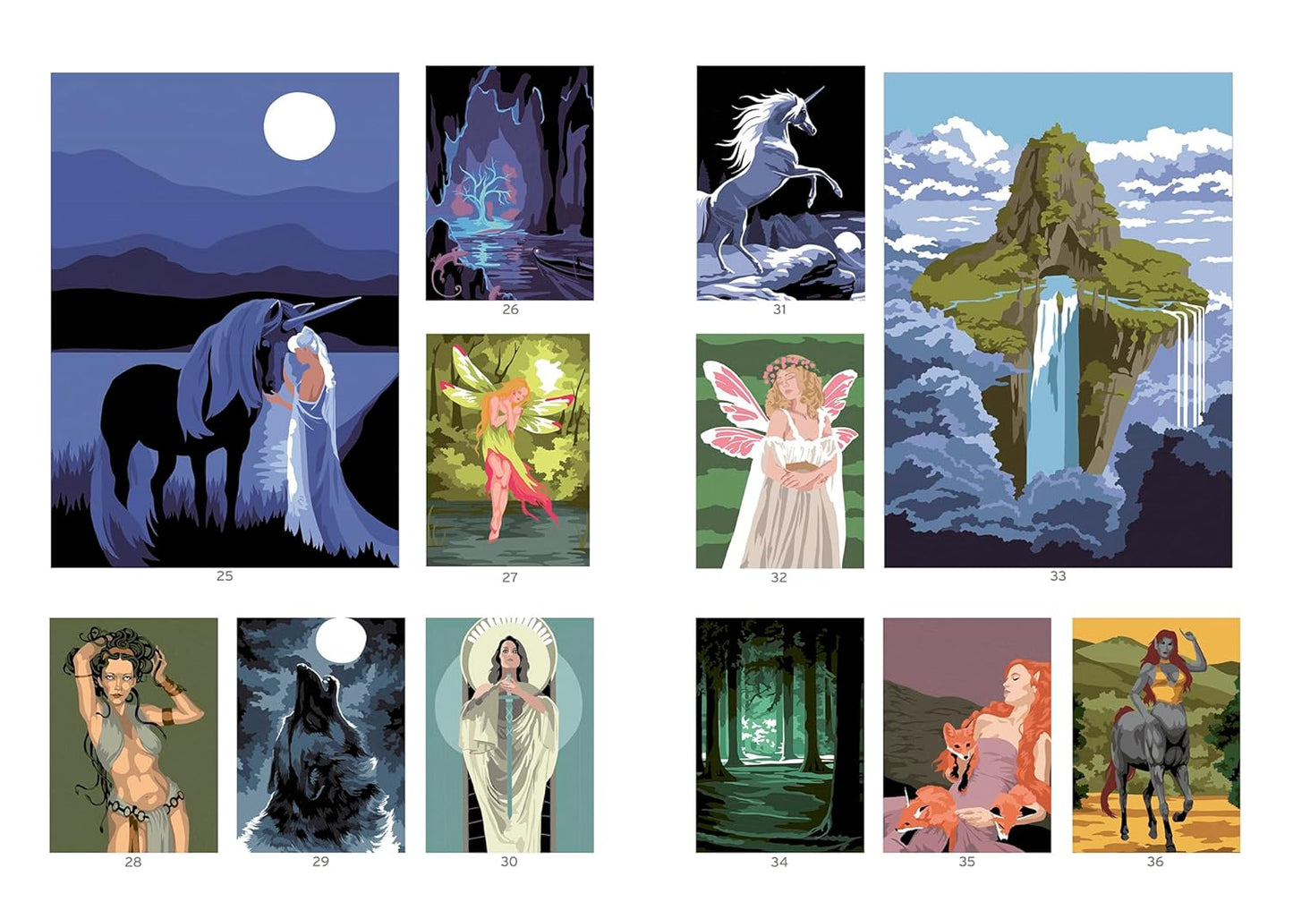Coloriages mystères Fantasy