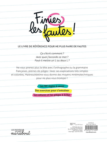 Finies les fautes