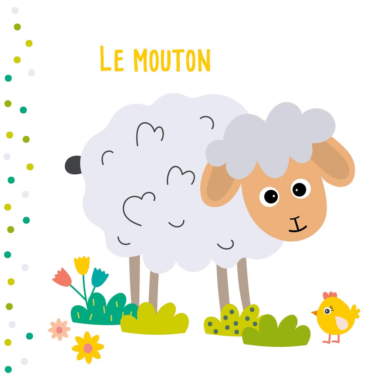 Mon P'tit Hemma - Coloriage pour les petits - La ferme