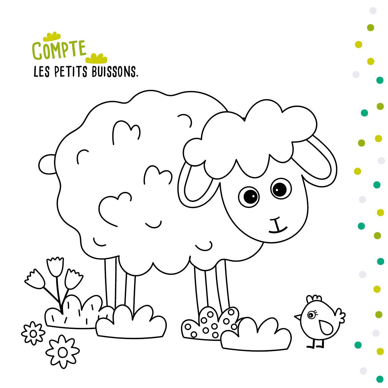 Mon P'tit Hemma - Coloriage pour les petits - La ferme