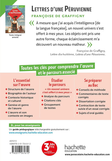 BiblioLycée - Lettres d'une Péruvienne, de Graffigny - BAC 2026