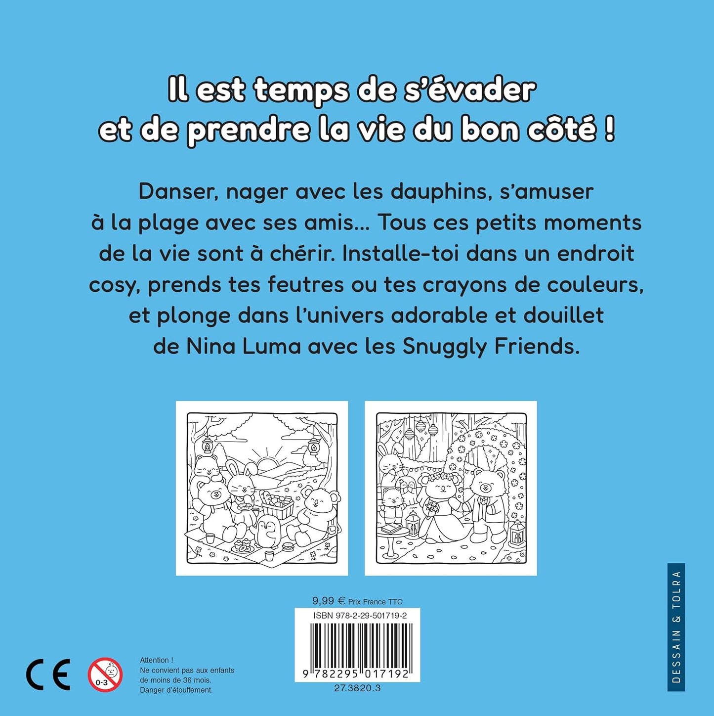 Snuggly friends - Les bons moments de la vie - Coloriages mignons et cocooning - Cosy colo