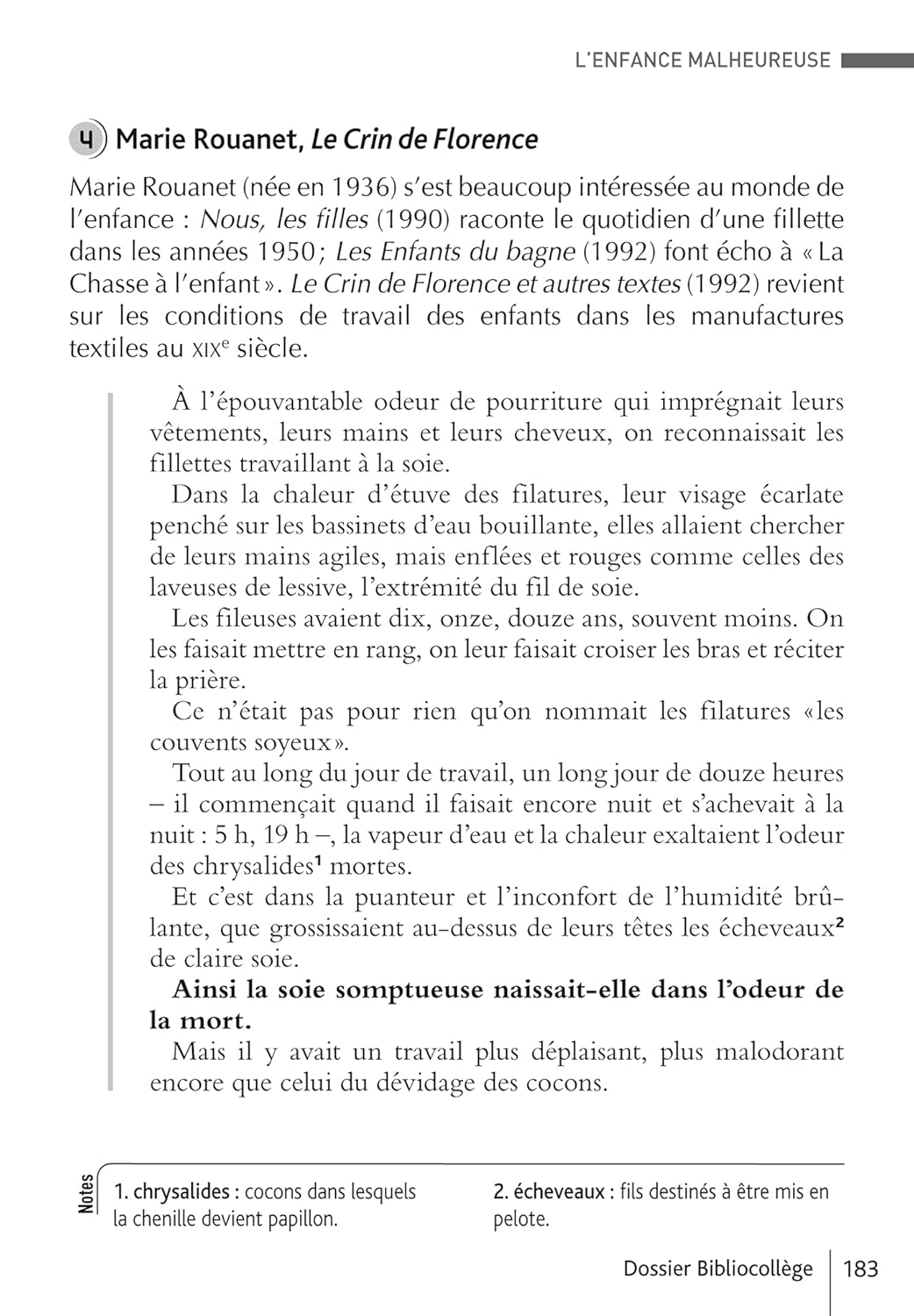 Bibliocollège - L'épopée de Gavroche (extrait des Misérables), Victor Hugo