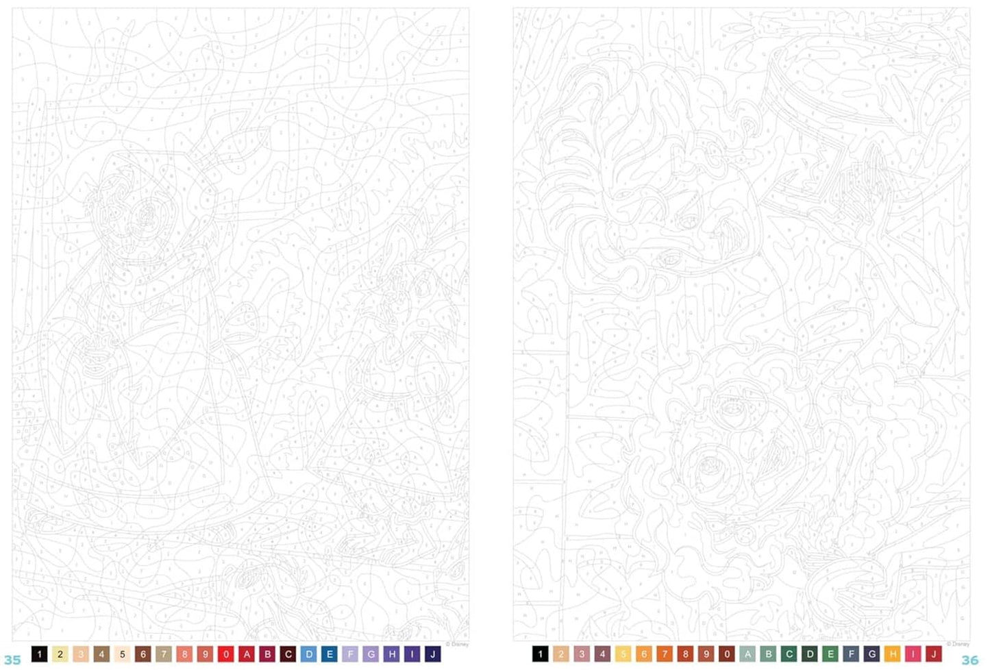 Coloriages mystères Disney - Girl Power