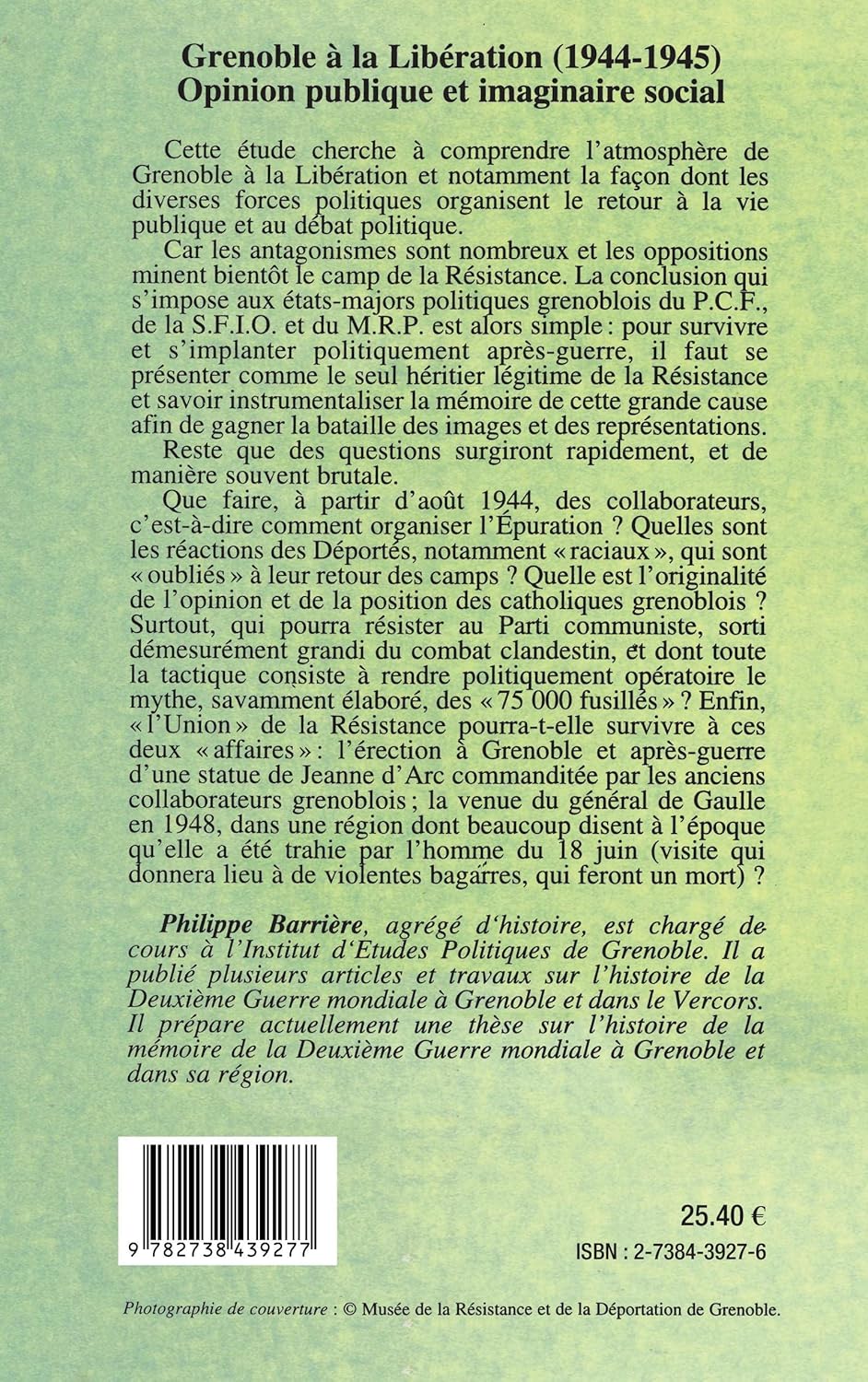 Grenoble à la libération (1944-1945)