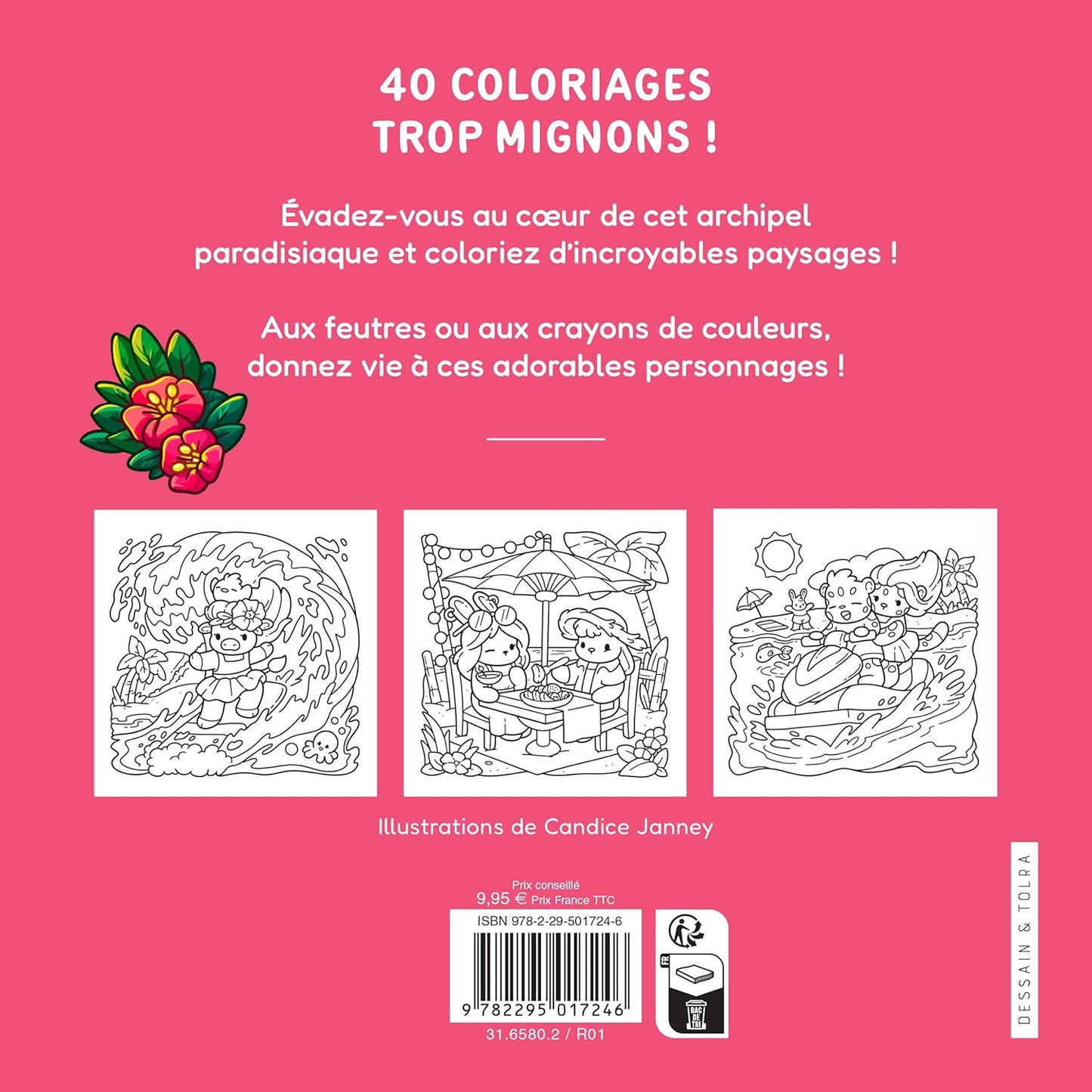 Hawaï Cosy - Jade Summer - Coloriages exotiques et mignons pour adultes pour se détendre - Cosy colo