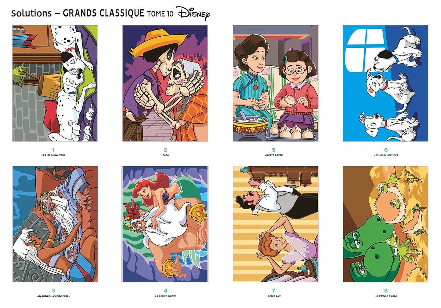 Coloriages mystères Disney - Famille