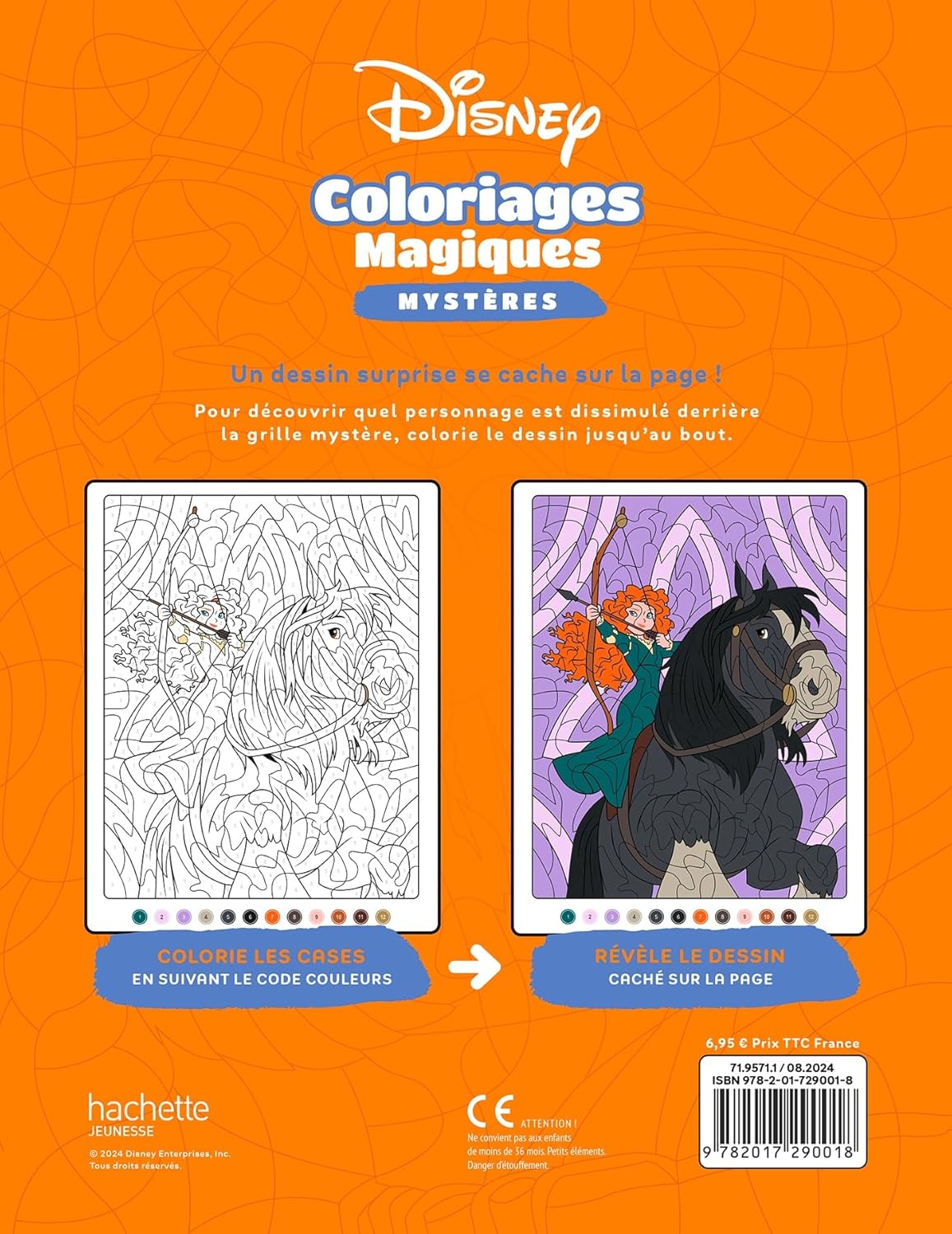 DISNEY - Coloriages Magiques - Mystères (7+) - Héros et Chevaux
