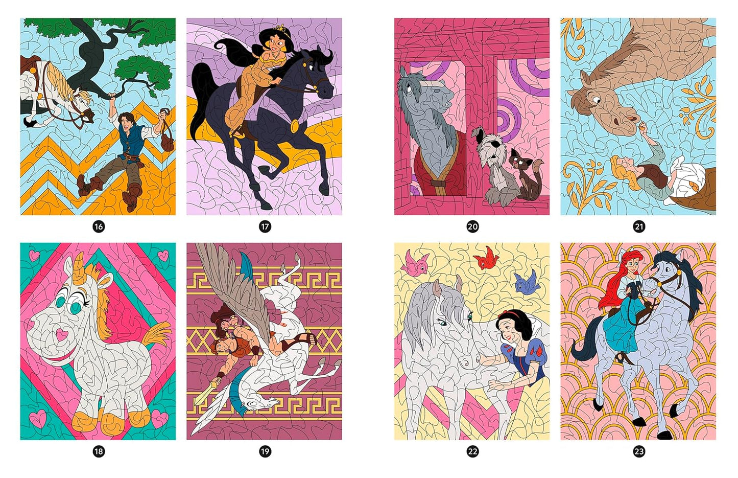DISNEY - Coloriages Magiques - Mystères (7+) - Héros et Chevaux
