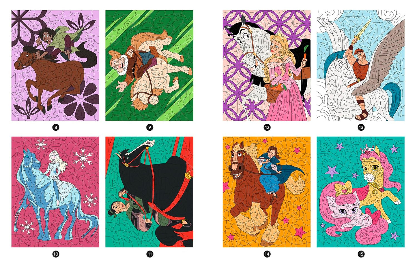 DISNEY - Coloriages Magiques - Mystères (7+) - Héros et Chevaux