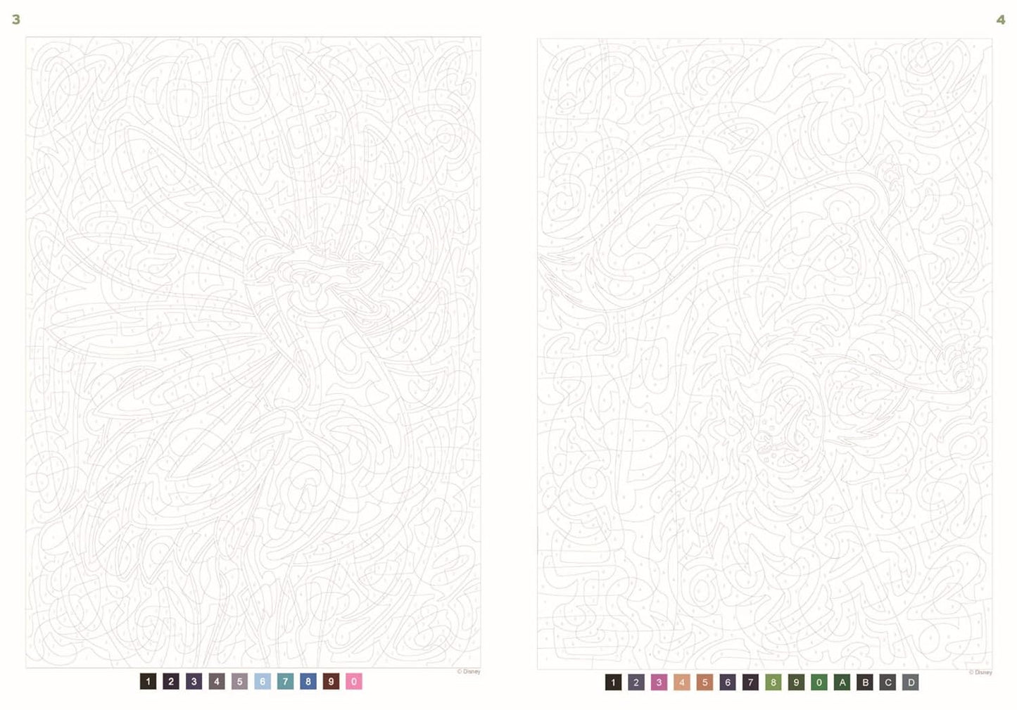 Coloriages mystères Disney - Best of Bestiaire