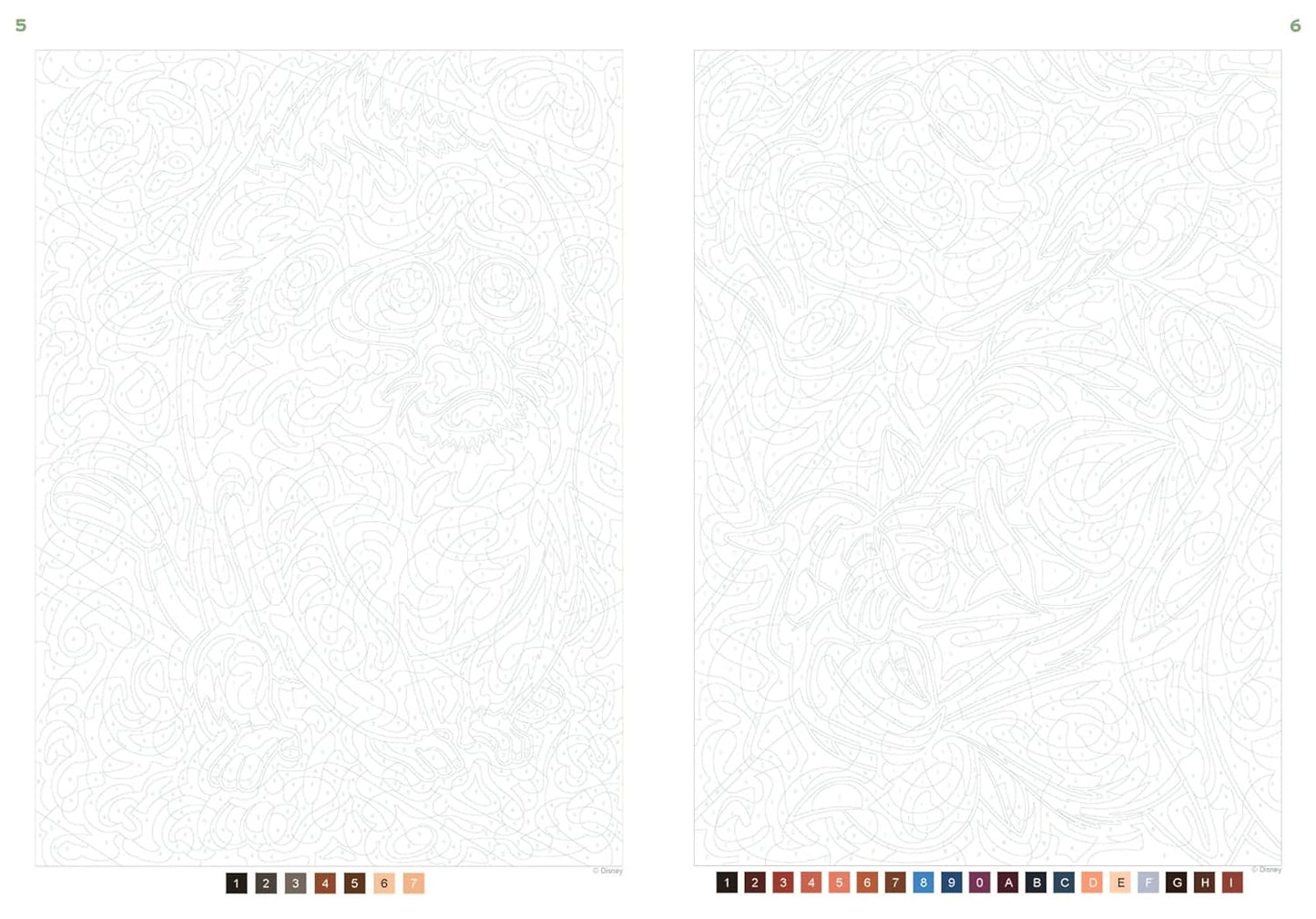 Coloriages mystères Disney - Best of Bestiaire