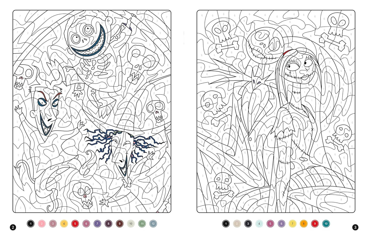 L'ÉTRANGE NOËL DE MR JACK - Coloriages magiques - Mystères (7+) - Disney