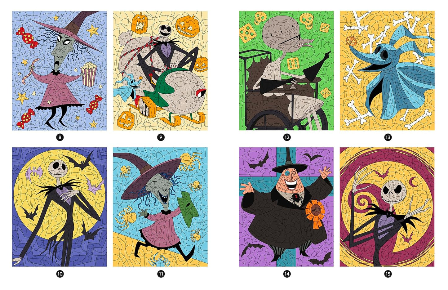 L'ÉTRANGE NOËL DE MR JACK - Coloriages magiques - Mystères (7+) - Disney