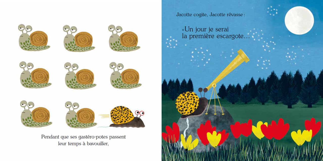 Jacotte l'escargote qui voulait devenir cosmonaute