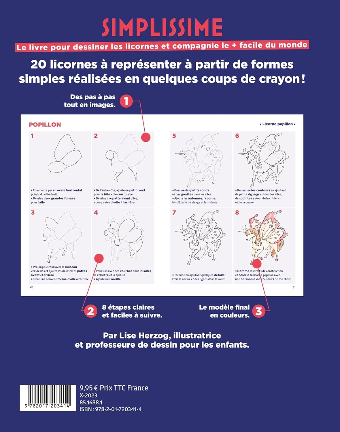 Simplissime Le livre pour dessiner les licornes et compagnie le plus facile du monde