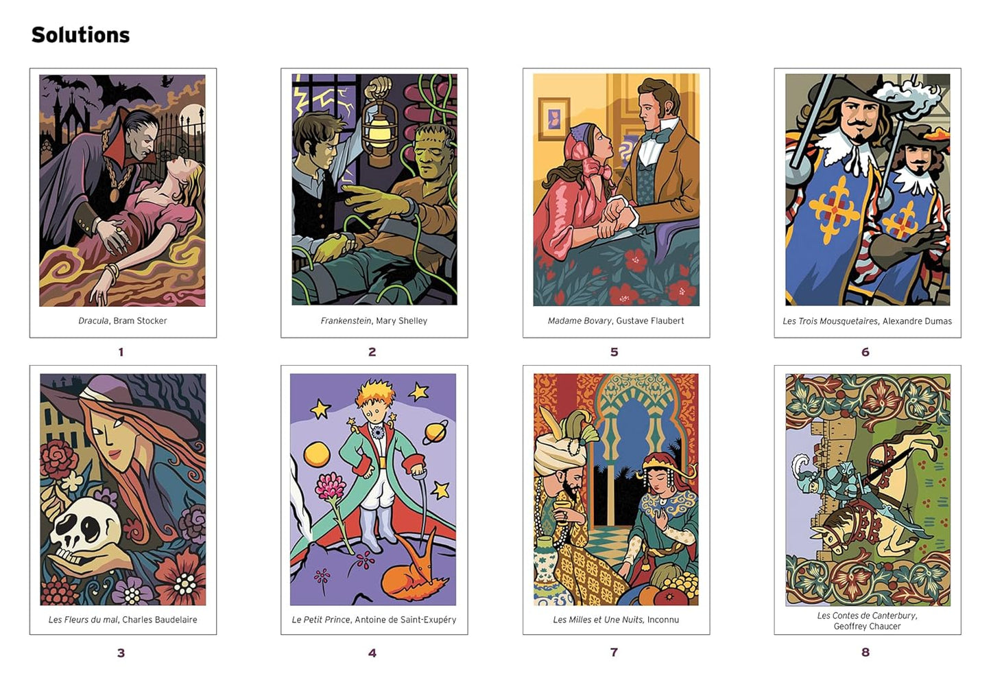Coloriages mystères - Les grands classiques de la littérature