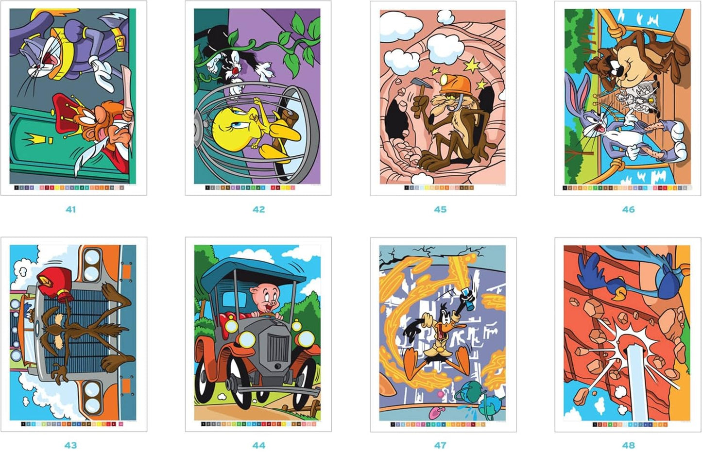Coloriages mystères - Looney Tunes