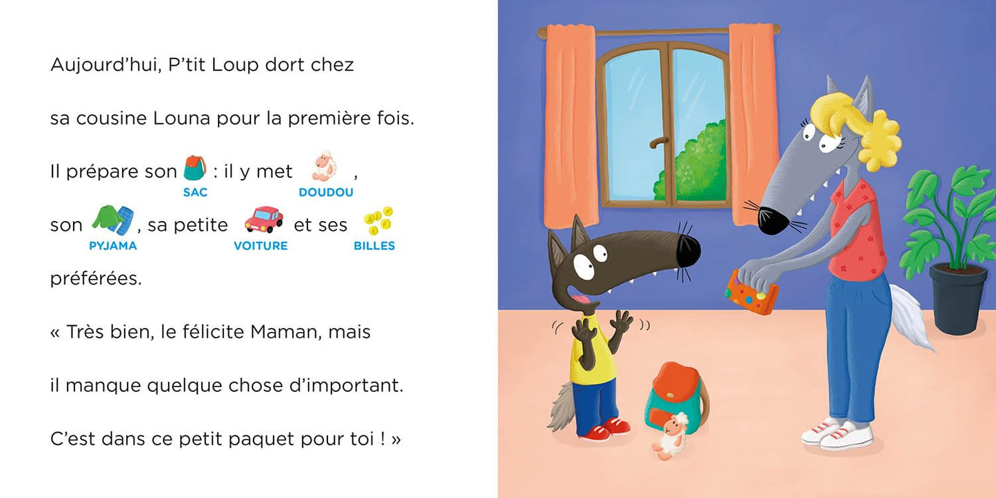 JE LIS AVEC TOI P'TIT LOUP NE DORT PAS A LA MAISON