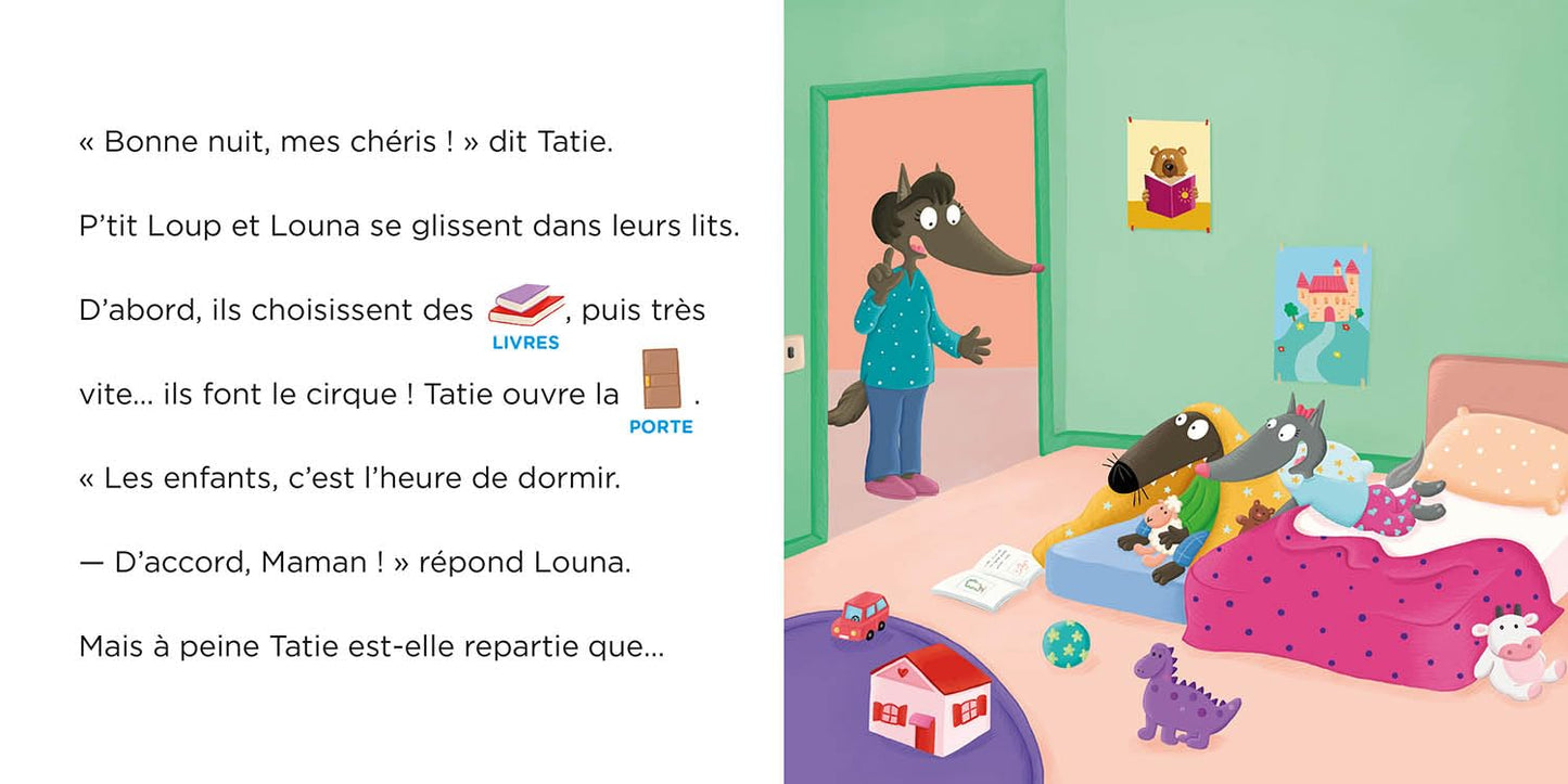 JE LIS AVEC TOI P'TIT LOUP NE DORT PAS A LA MAISON