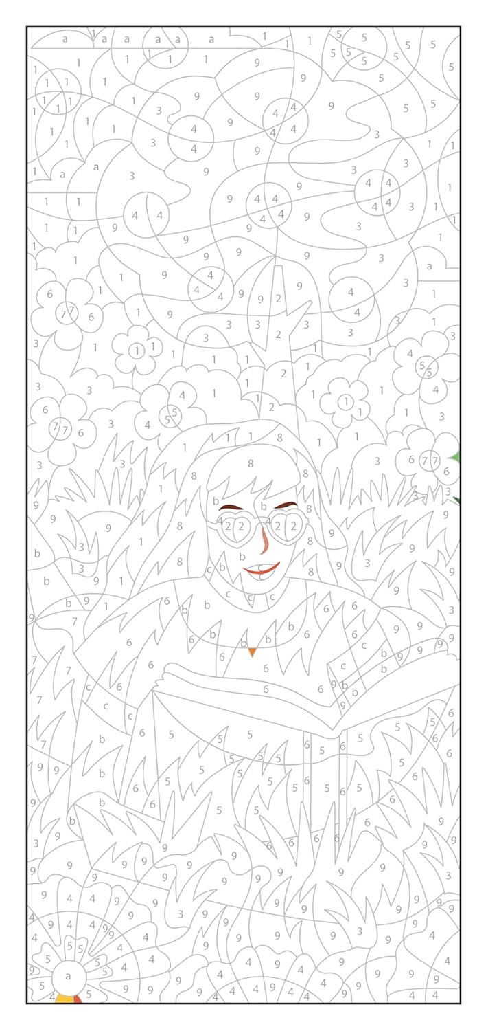 Mamie - Marque-pages XXL - Coloriages mystère