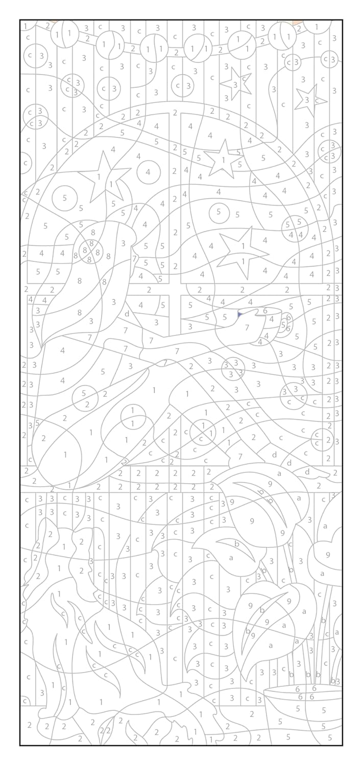 Mamie - Marque-pages XXL - Coloriages mystère