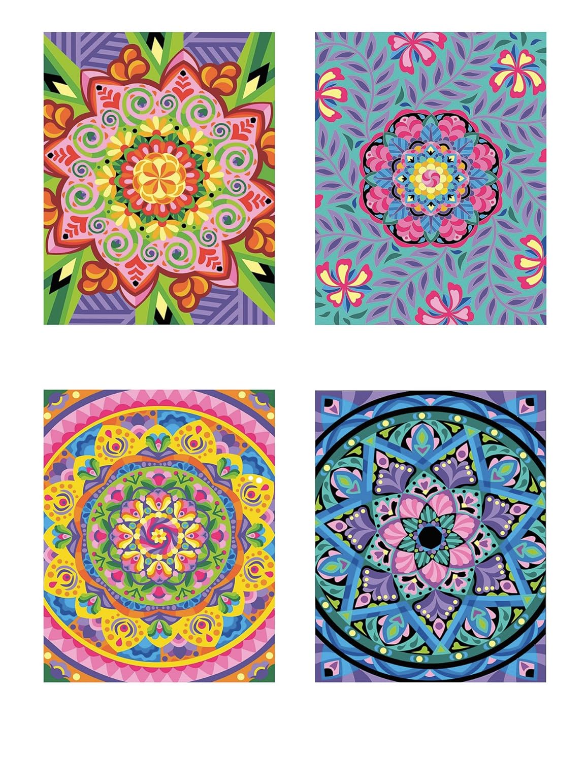 Coloriages mystères - Mandalas végétaux