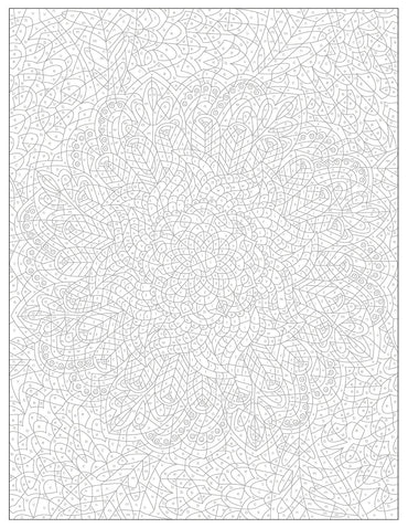 Coloriages mystères - Mandalas végétaux