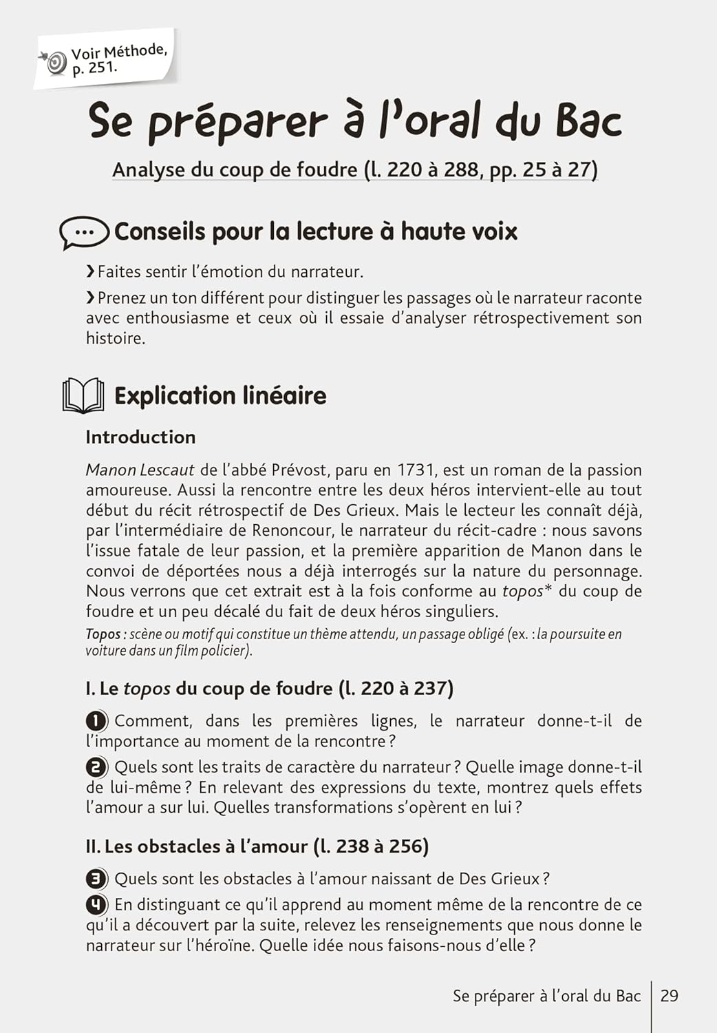 BiblioLycée - Manon Lescaut, Abbé Prévost (BAC 1res générale et Technologiques) - BAC 2025
