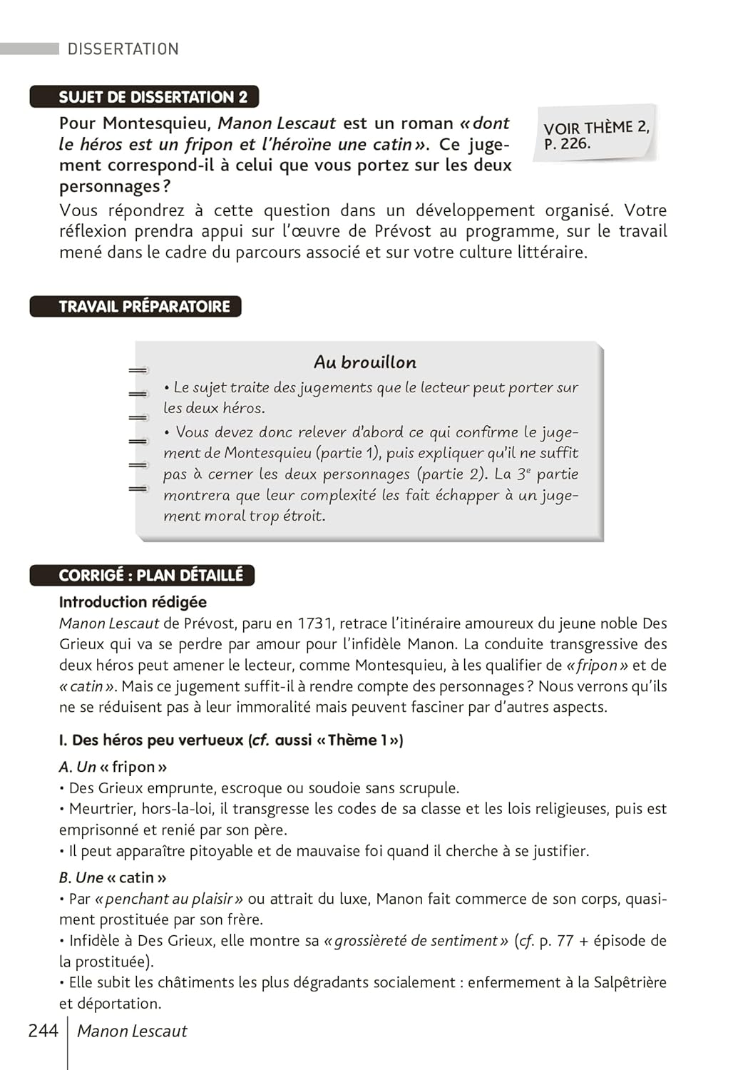 BiblioLycée - Manon Lescaut, Abbé Prévost (BAC 1res générale et Technologiques) - BAC 2025