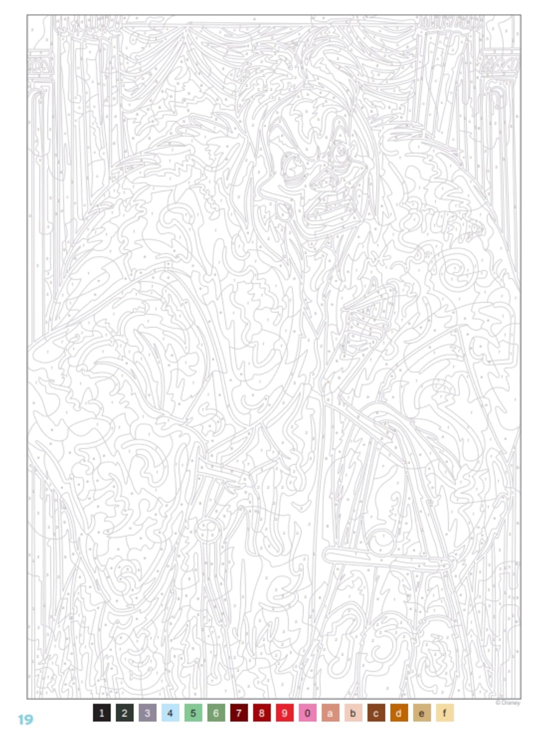 Coloriages mystères Disney - Méchants