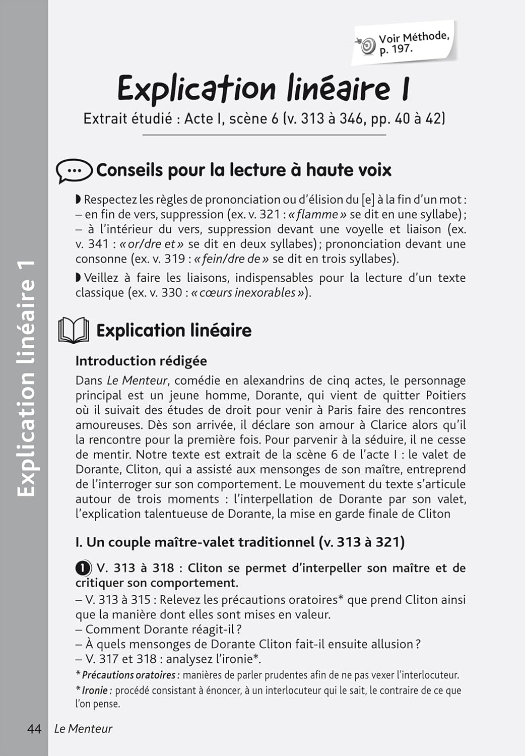 BiblioLycée - Le menteur, Corneille - BAC 2025