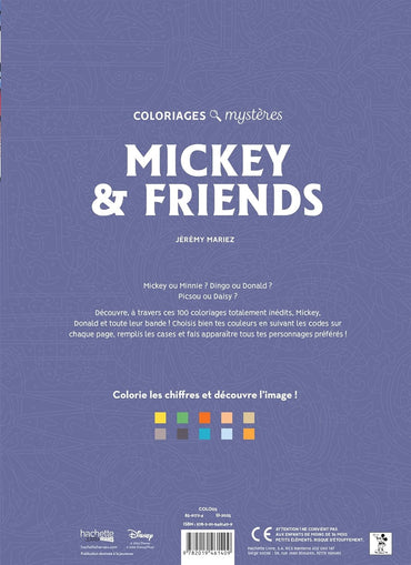 Coloriages mystères Disney - Mickey and friends