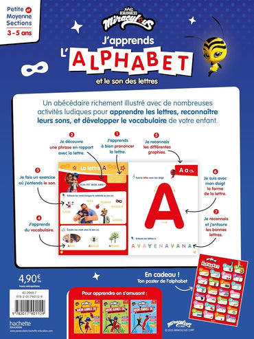 Miraculous -  J'apprends l'alphabet et le son des lettres