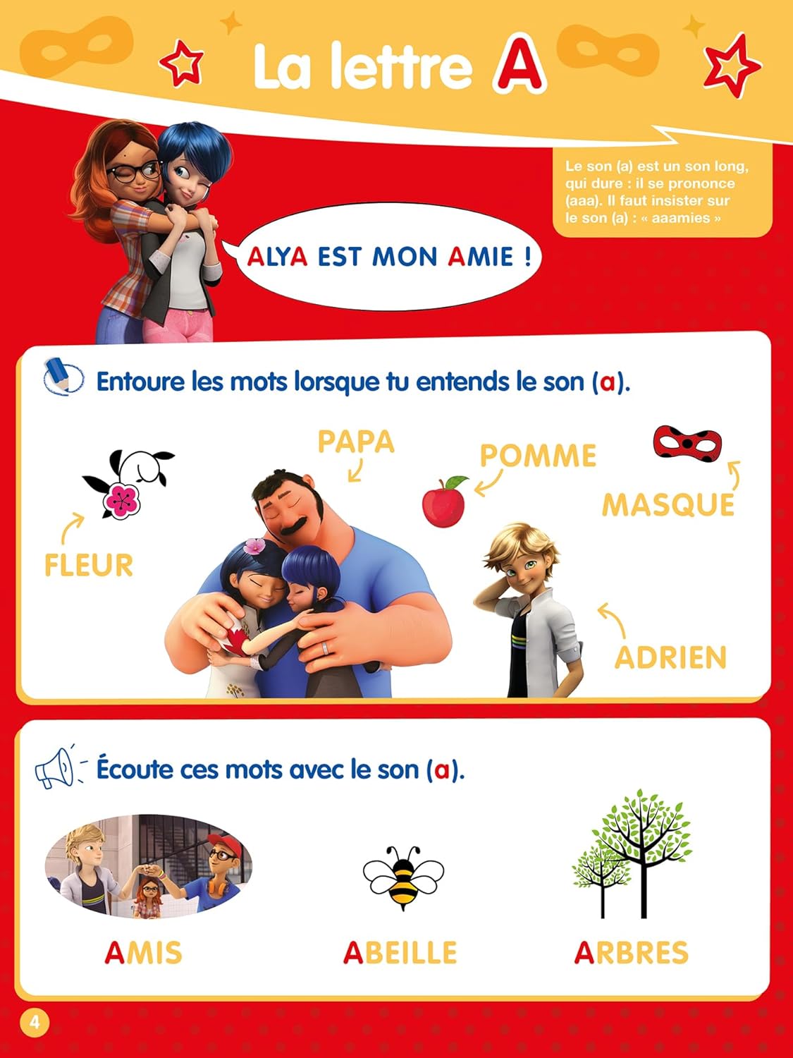 Miraculous -  J'apprends l'alphabet et le son des lettres