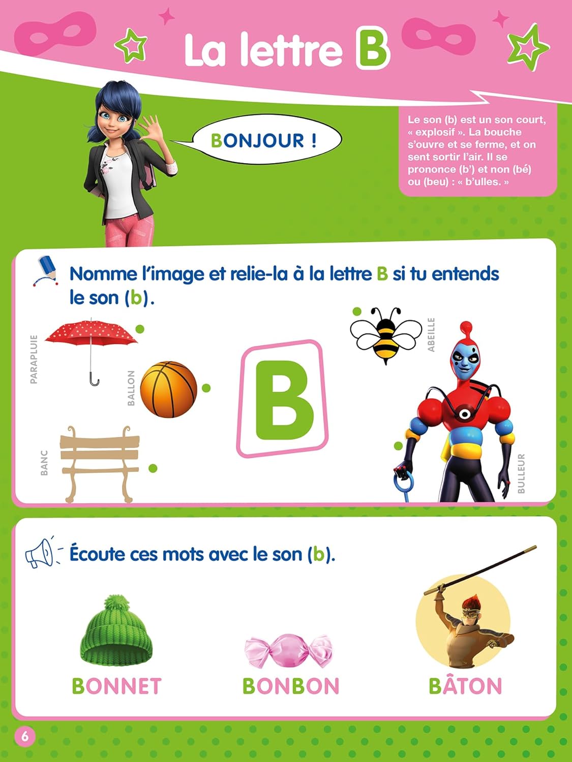 Miraculous -  J'apprends l'alphabet et le son des lettres