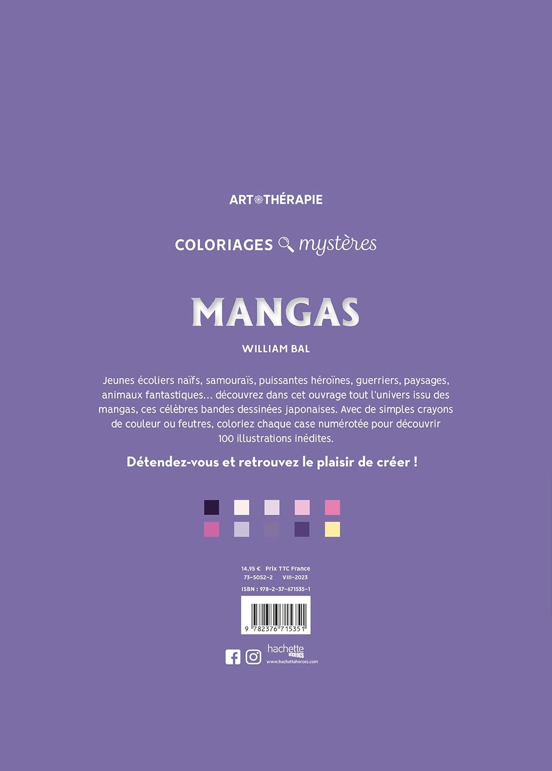 Coloriages mystères - Mangas