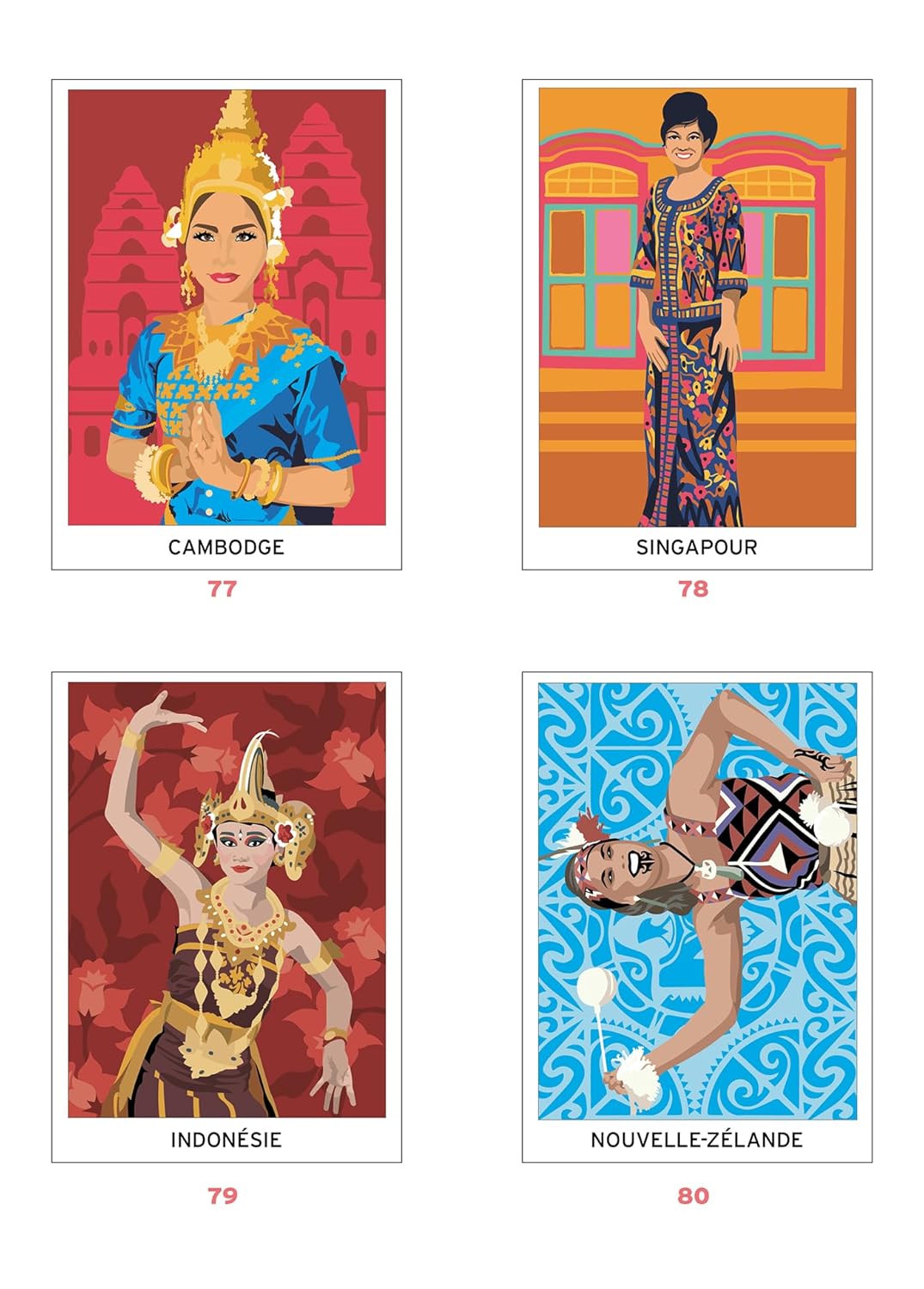 Coloriages mystères - Costumes du monde