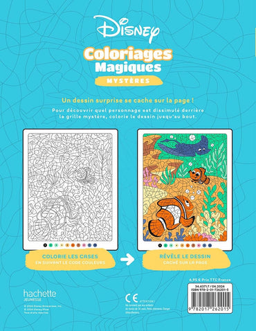 DISNEY - Mes Coloriages Magiques - Mystères (7+) - La Mer