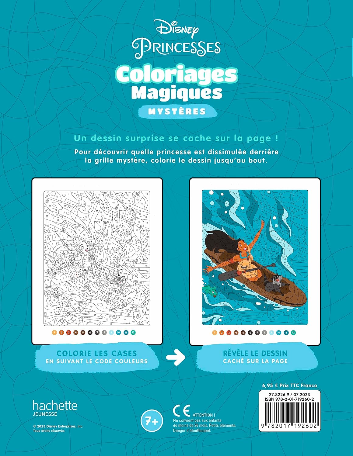 DISNEY PRINCESSES - Coloriages magiques - Mystères (7+)