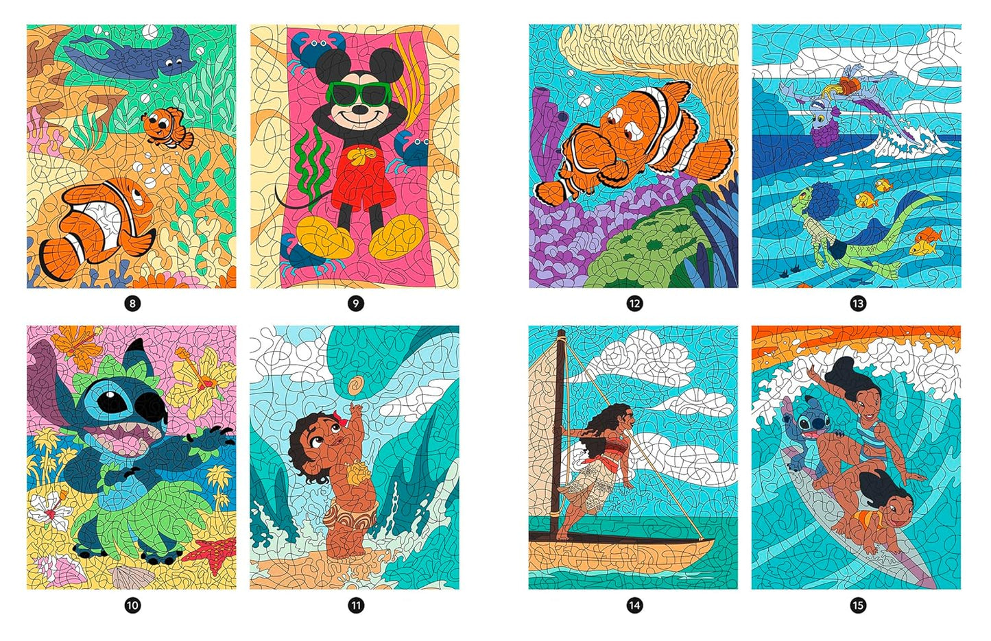 DISNEY - Mes Coloriages Magiques - Mystères (7+) - La Mer