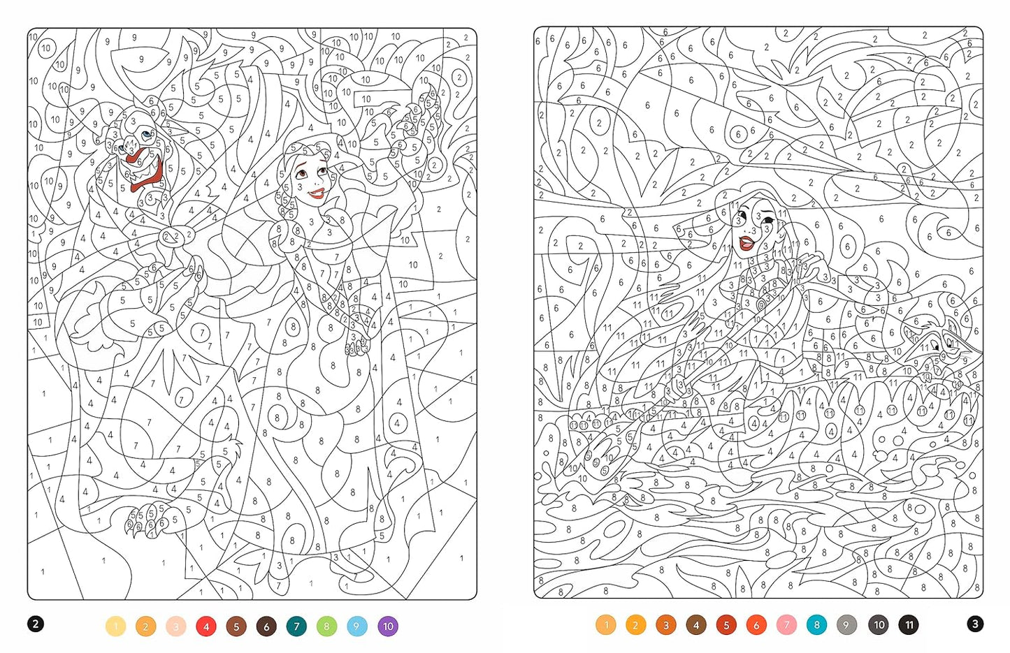 DISNEY PRINCESSES - Coloriages magiques - Mystères (7+)