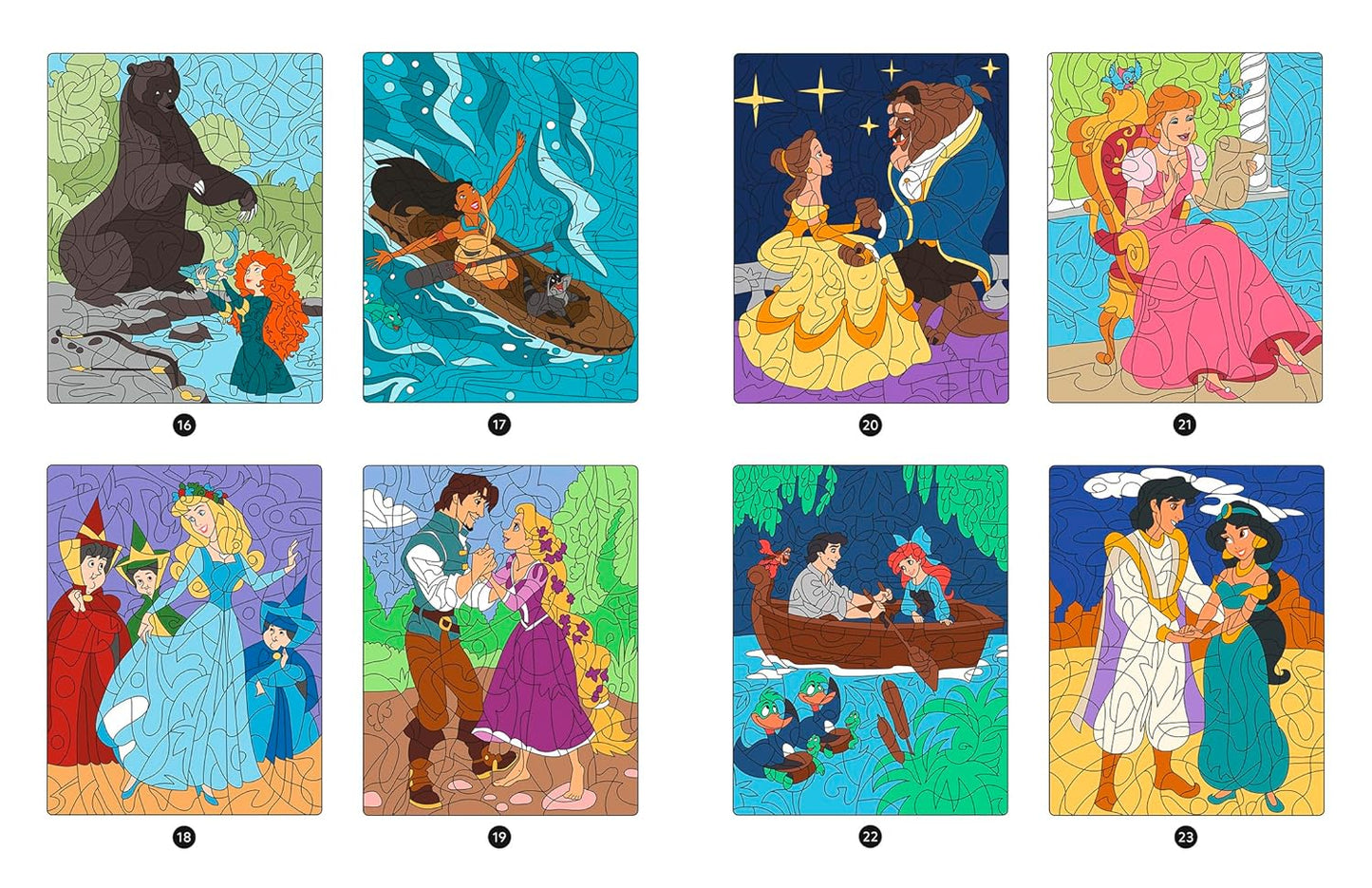 DISNEY PRINCESSES - Coloriages magiques - Mystères (7+)