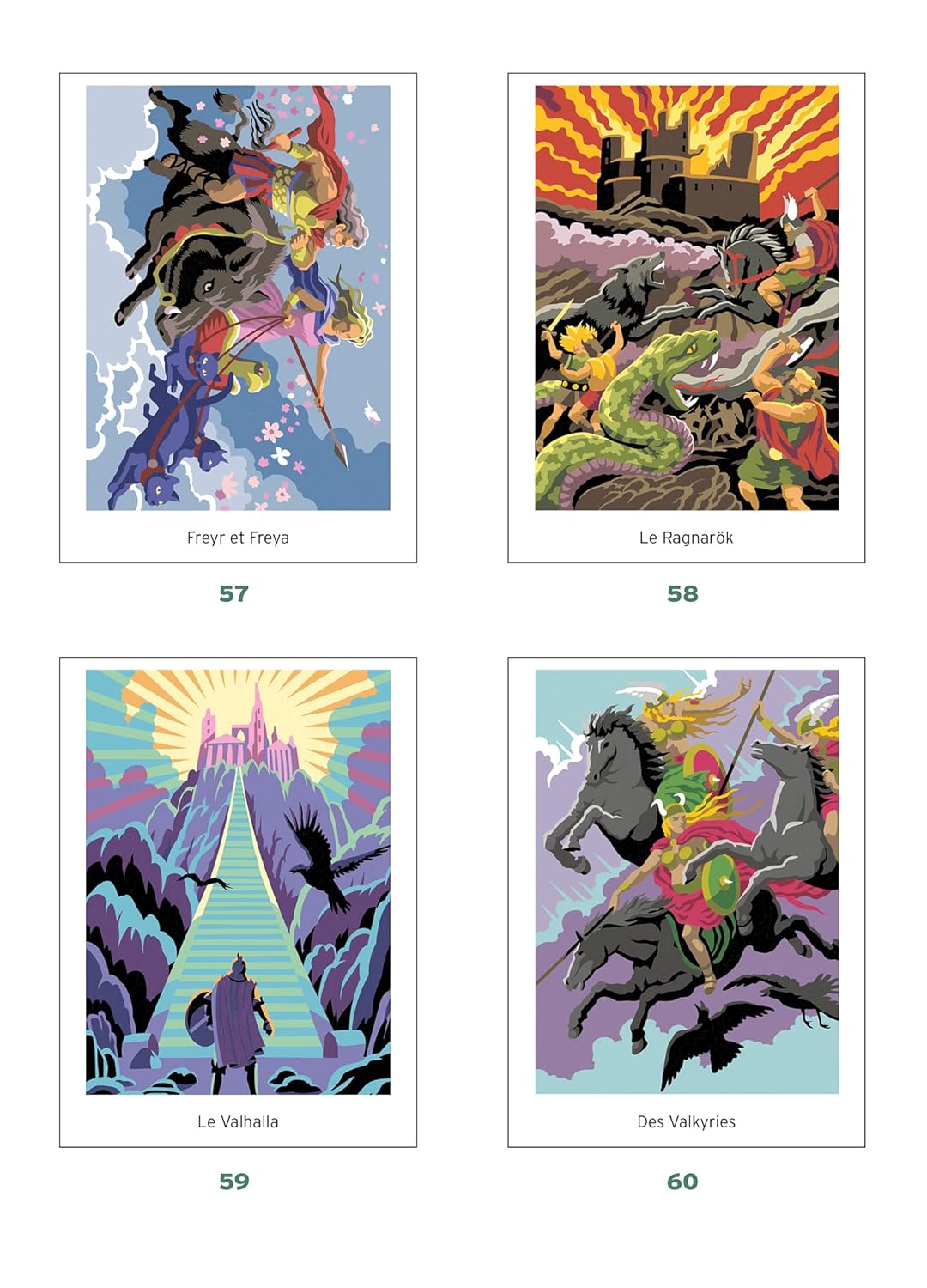 Coloriages mystères - Mythes du monde