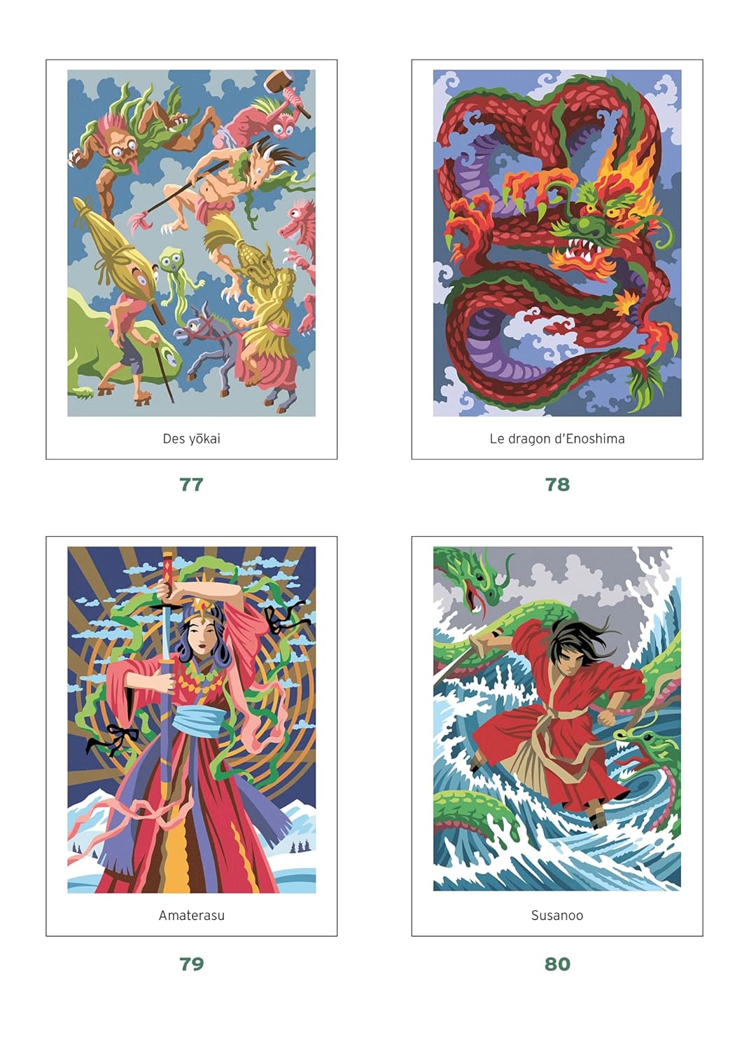 Coloriages mystères - Mythes du monde
