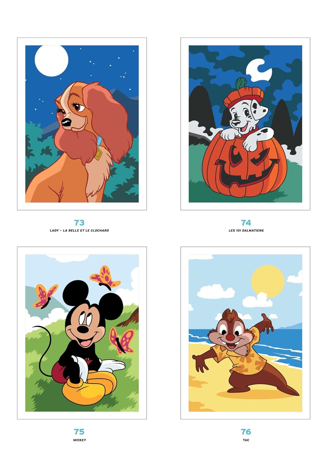 Coloriages mystères Disney - Nature