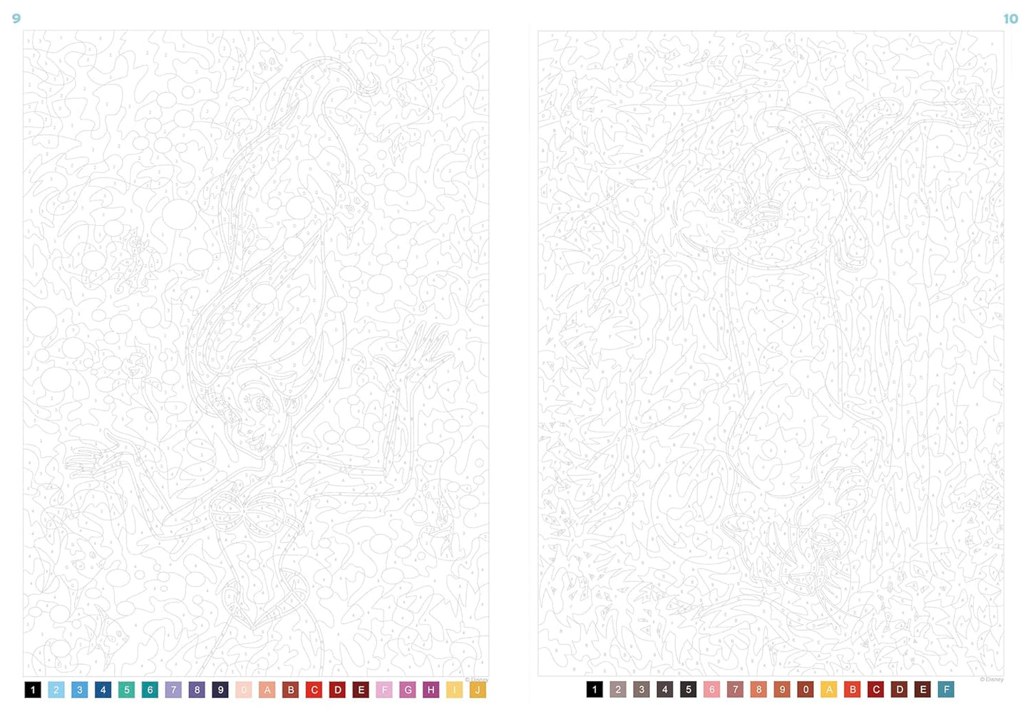 Coloriages mystères Disney - Nature