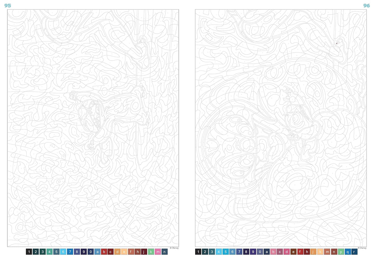 Coloriages mystères Disney - Sous l'océan